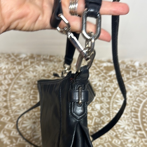Coach Black Leather Hobo Bag with Adjustable Strap Wear Crossbody or Shoulder - Picture 8 of 16
